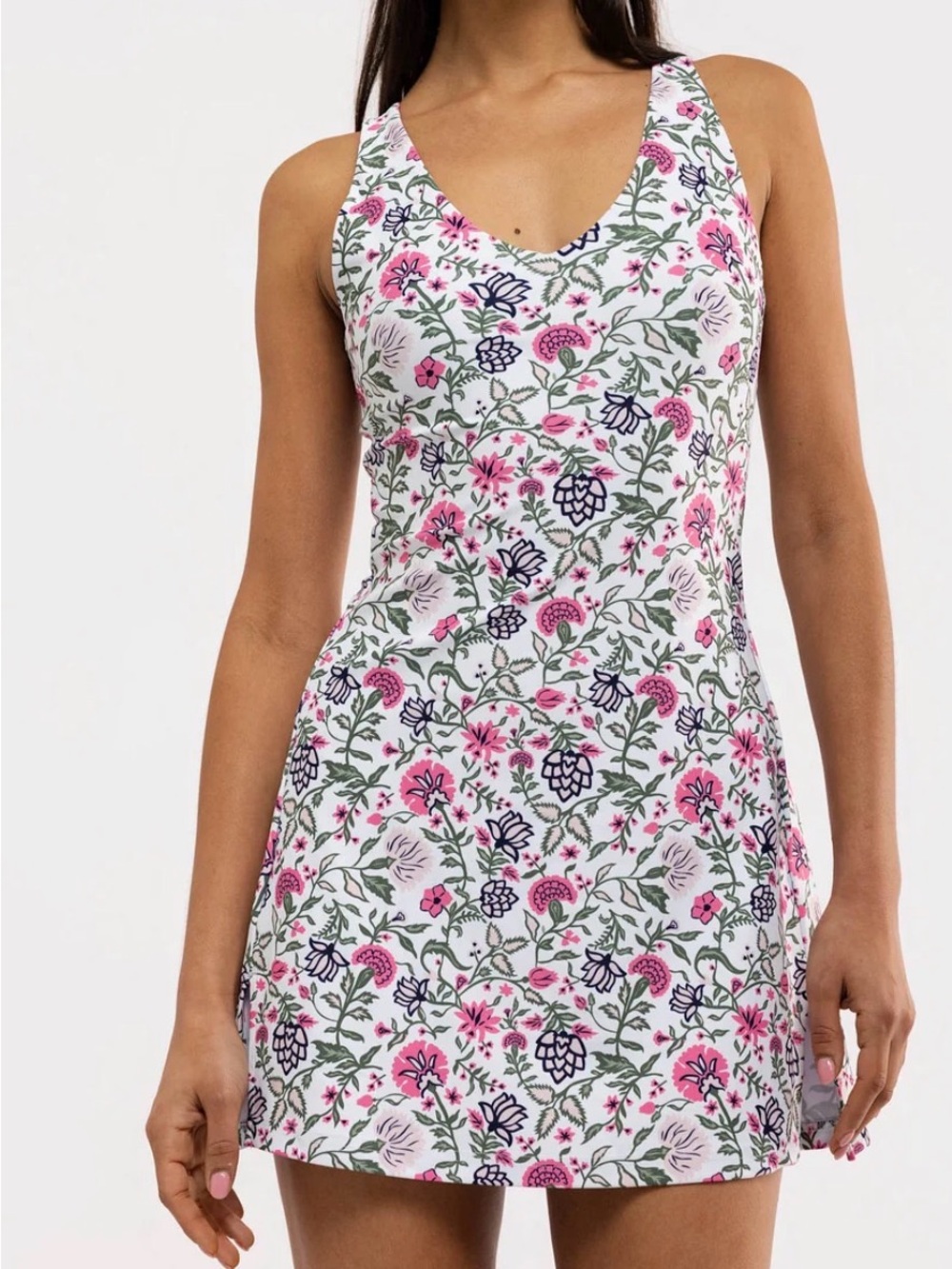 NEW WITH TAGS SMITH & QUINN
campbell mini dress in perennial play pink sz LG